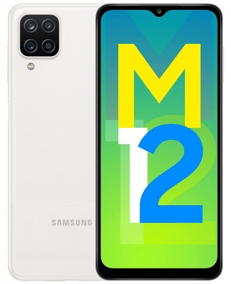 Samsung Galaxy M12 (White,4GB RAM, 64GB Storage) 6000 mAh with 8nm Processor | True 48 MP Quad Camera | 90Hz Refresh Rate