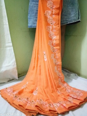 zari embouridery sarees    