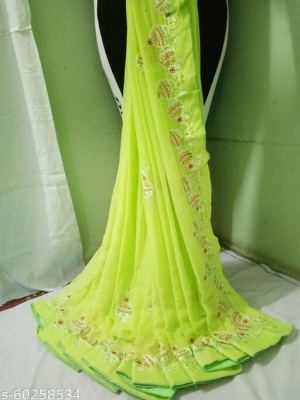 zari embouridery sarees   